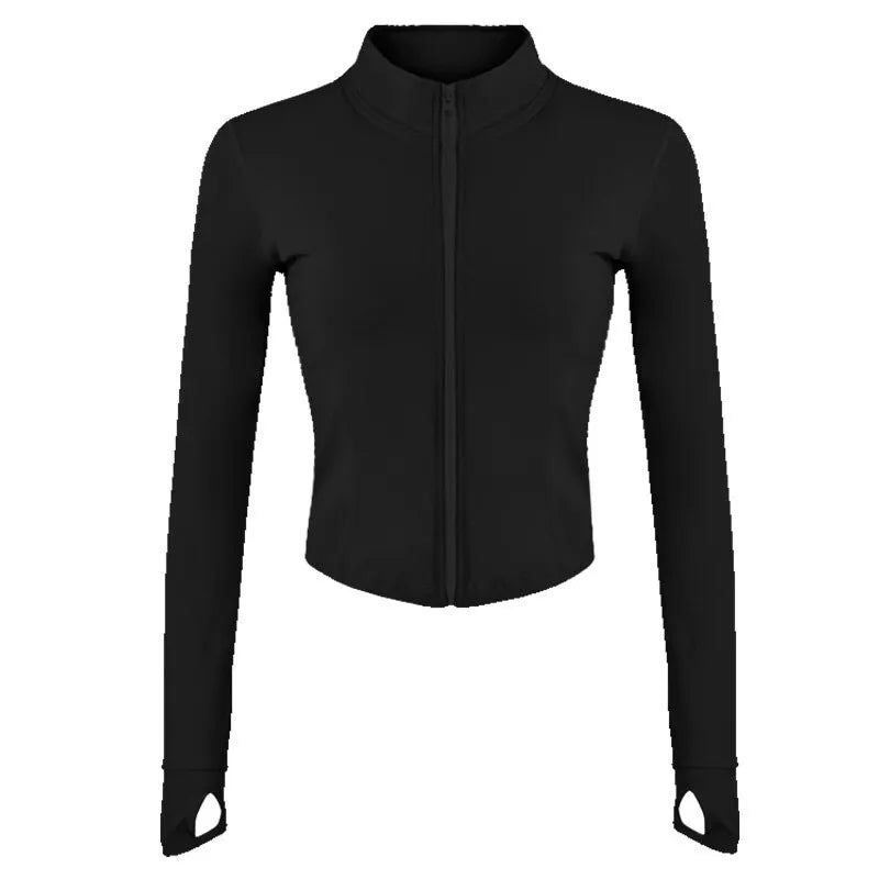 Slim Fit Long Sleeved Fitness jacket