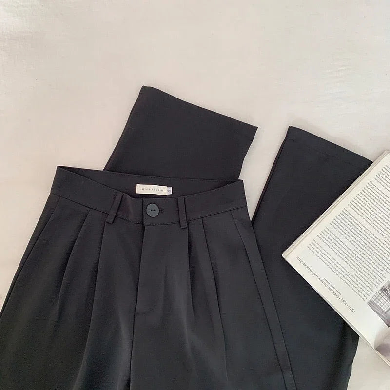 High Waist Women Suit Pants